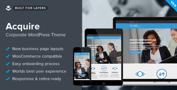Acquire - WordPress Law Theme - Business Corporate