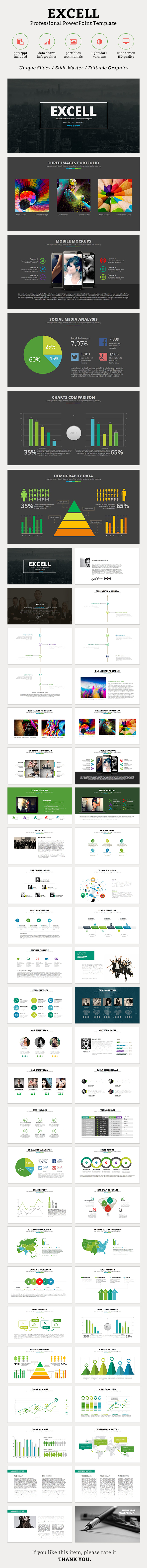 Excell PowerPoint Template - Business PowerPoint Templates