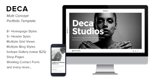 Deca - Creative - ThemeForest 13839113