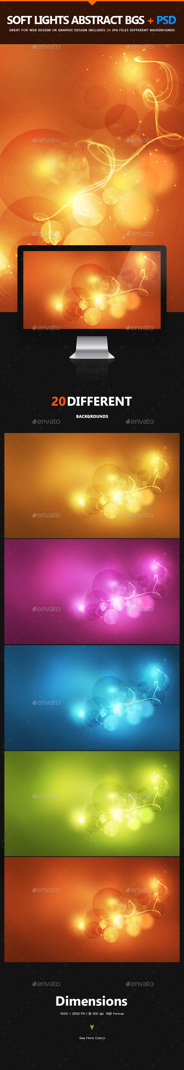 Soft Lights Abstract Backgrounds - Abstract Backgrounds