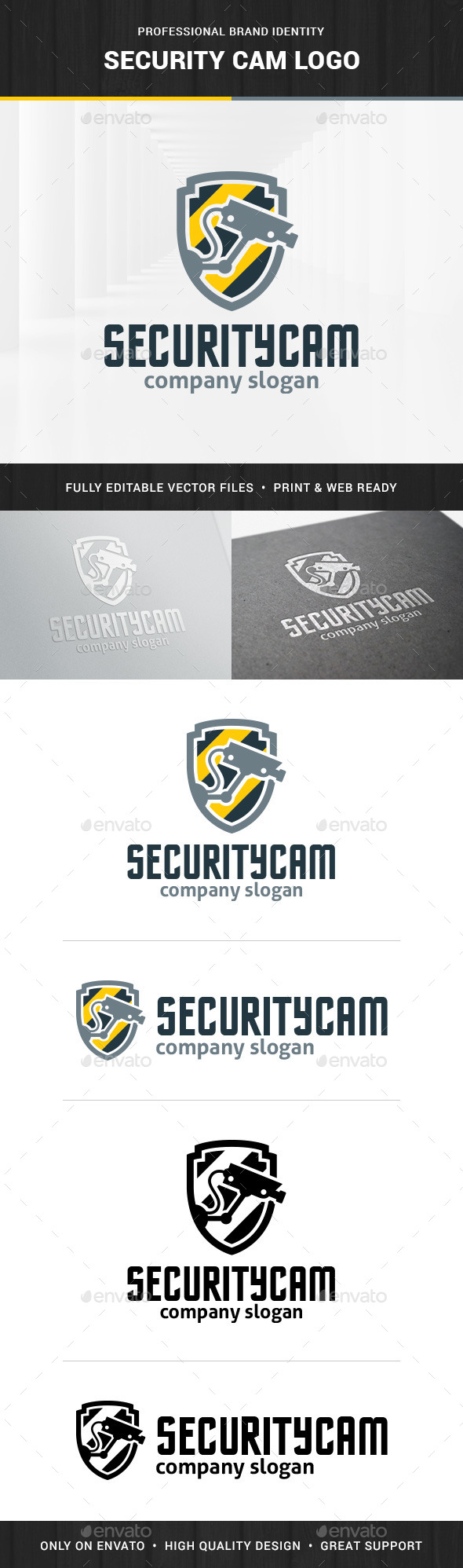 Security Cam Logo Template - Objects Logo Templates