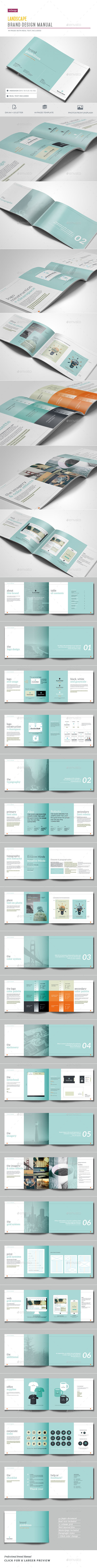 Brand Guidelines - 44 Pages - Corporate Brochures