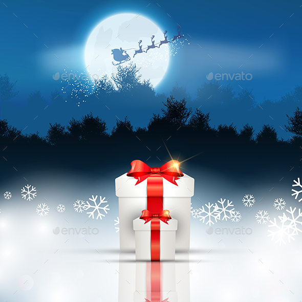 Christmas Santa Background - Christmas Seasons/Holidays