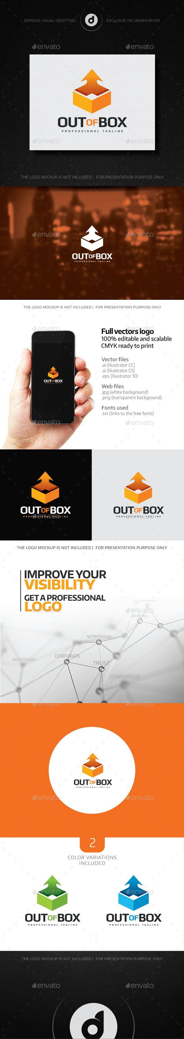 Out Of Box Logo - Symbols Logo Templates