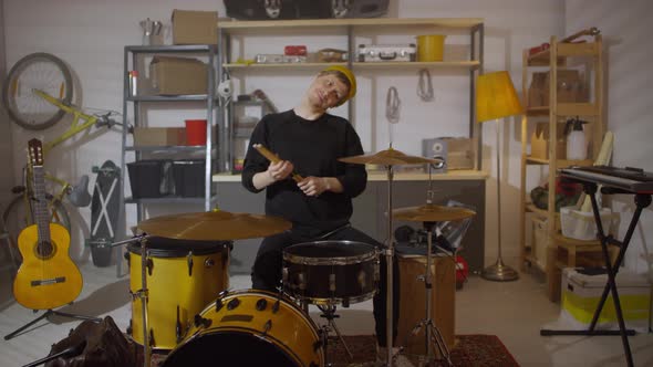 Warming Up Before Playing Drums alt