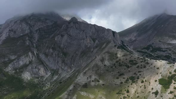 Flight To Vihren Peak In Pirin Mountain alt