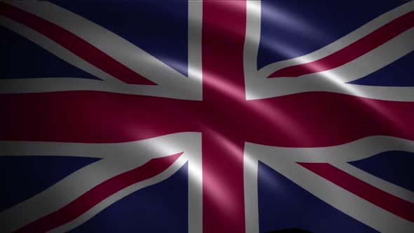 Great Britain Waving Flag