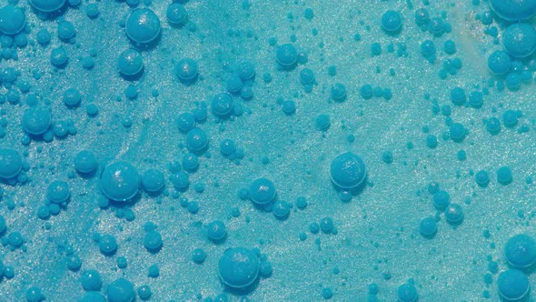 Fantastic Structure of Colorful Oil Paint and Ink Bubbles Chaotic Motion Abstract Colorful Paint alt