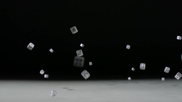 Dice rolling, Slow Motion alt