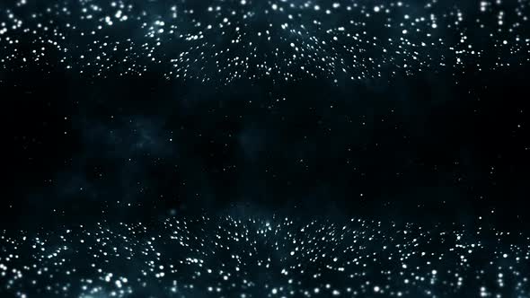 abstract motion background 4k animation shining particles stars sparks and magic dust forming in spa