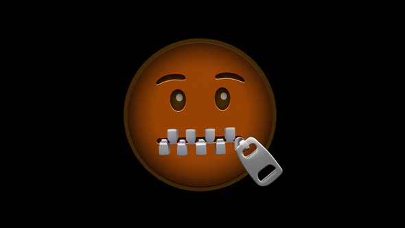 Emoji Diversity Zipper Mouth 18