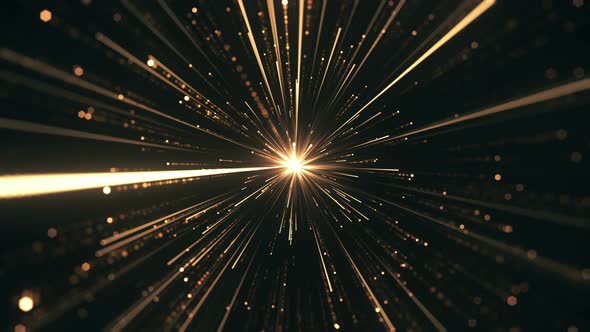 Golden Particles Background alt