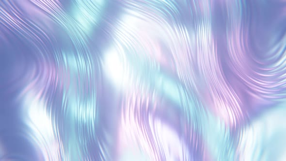 Liquid Waving Holographic Foil Moving Seamless Loop Background