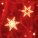 Christmas Snowflakes Red Background - VideoHive Item for Sale