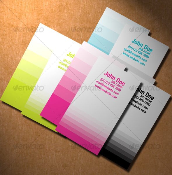 Monochrome Vertical Business Cards - Creative Business Cards