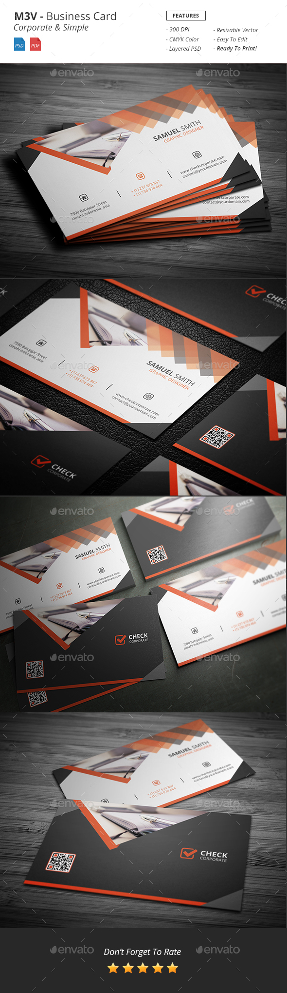 M3V - Business Card - Creative Business Cards