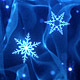 Christmas Snowflakes Blue Background - VideoHive Item for Sale