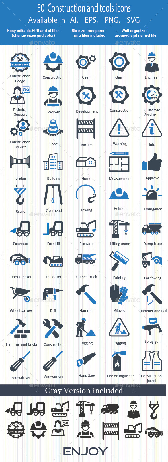 Construction and tools Icons - Business Icons
