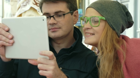 Young People Having a Video Chat Outdoor alt