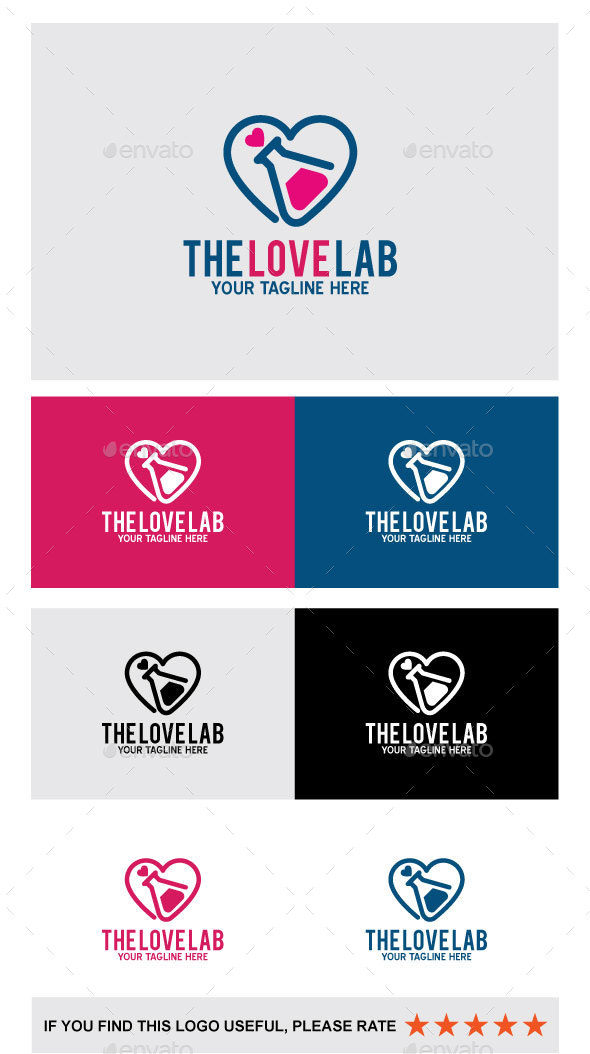 The Love Lab - Abstract Logo Templates