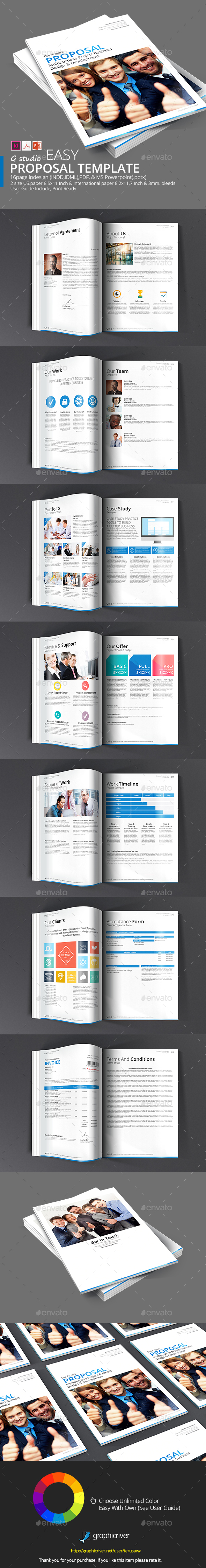 Easy Proposal Template - Proposals & Invoices Stationery