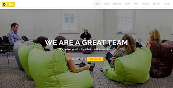 Excellent Osum - Onepage HTML Theme