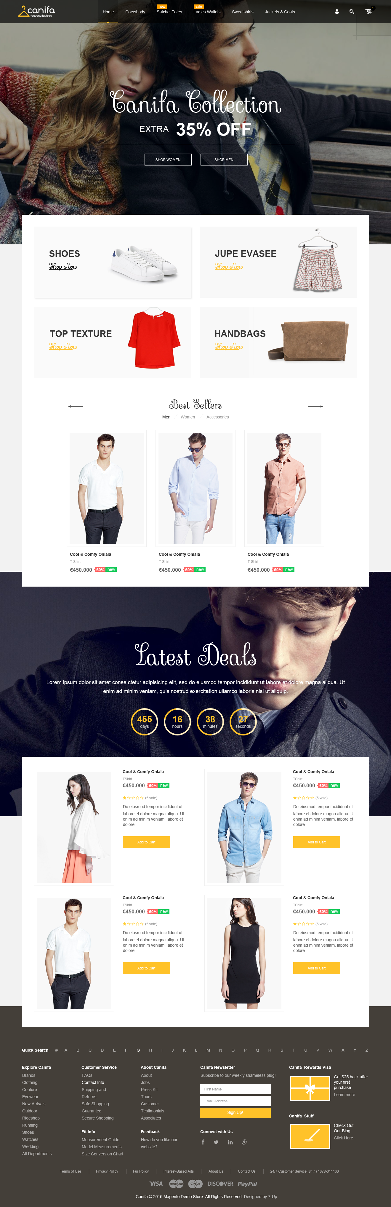 Canifa - Fashion Shop RTL Responsive WooCommerce WordPress Theme by ...