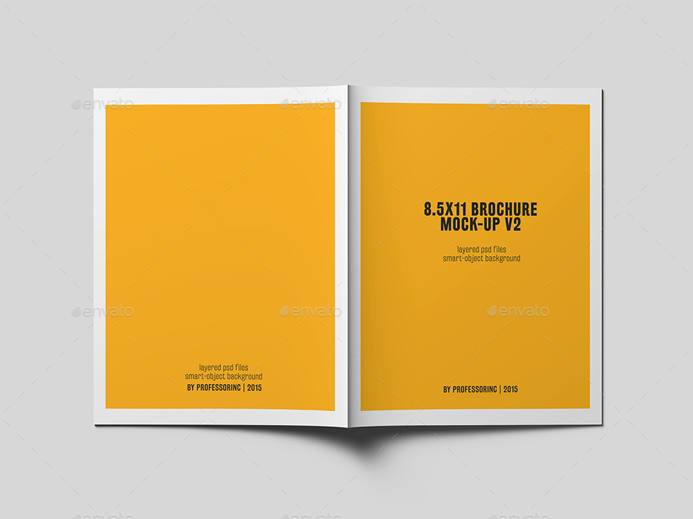 8.5X11'' Brochure / Catalogue Mockup By Professorinc | Graphicriver