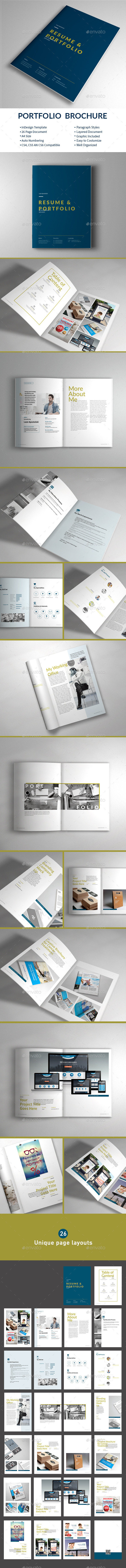 Portfolio Brochure Template - Brochures Print Templates