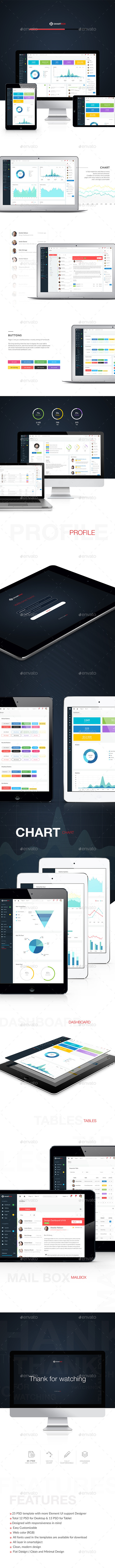 SmartBox – Admin Dashboard UI - User Interfaces Web Elements
