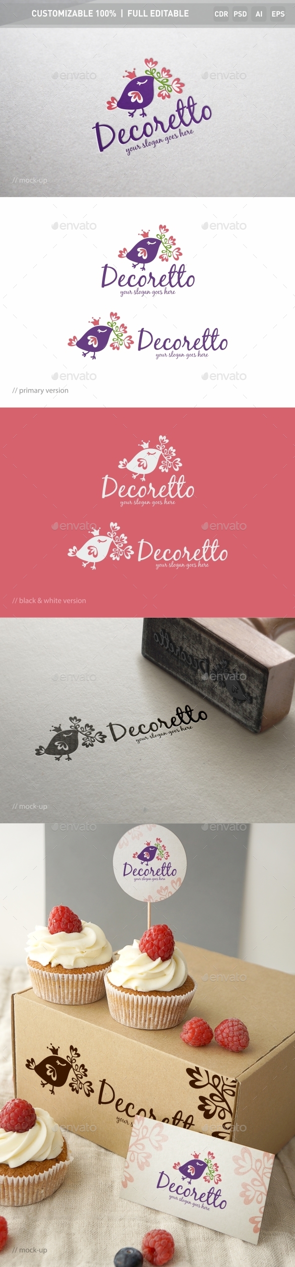 Decoratto Logo Template - Objects Logo Templates