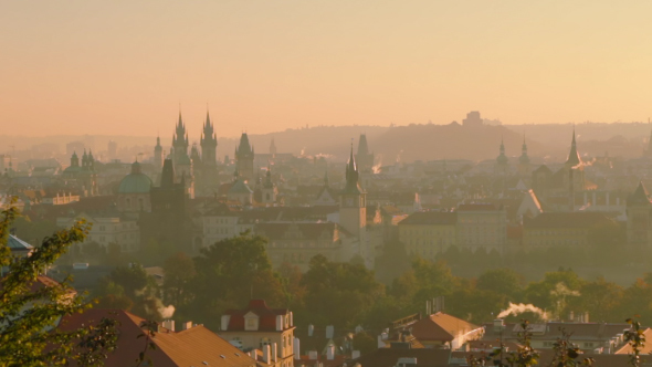 Morning over Prague alt