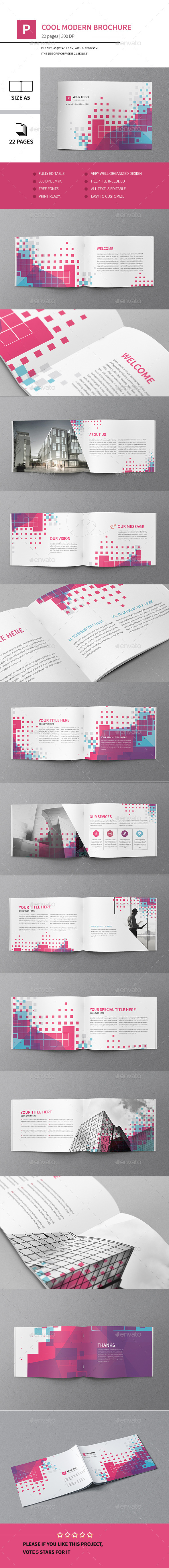 Cool Modern Brochure - Brochures Print Templates
