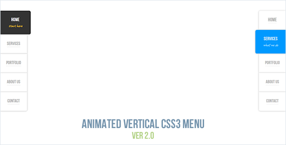 Animated Vertical CSS3 - CodeCanyon 3266015