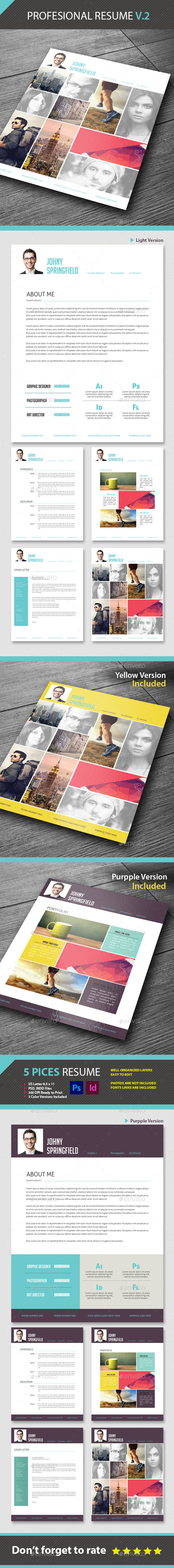 Resume Cv V2 - Resumes Stationery