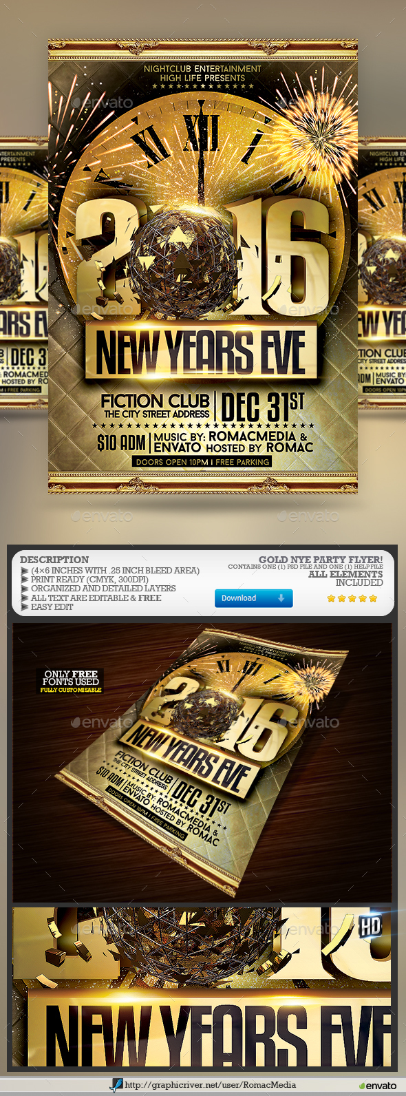 Gold NYE Party - Clubs & Parties Events