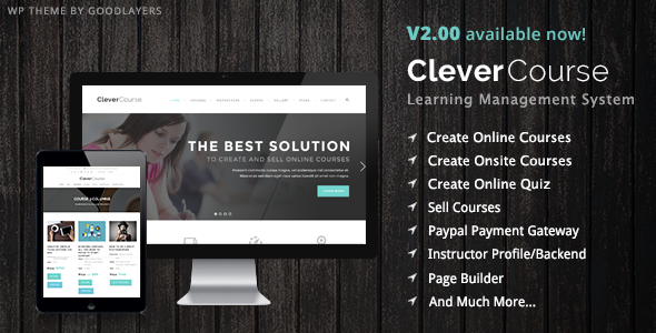 Clever Course - Learning Management System Theme - Education WordPress