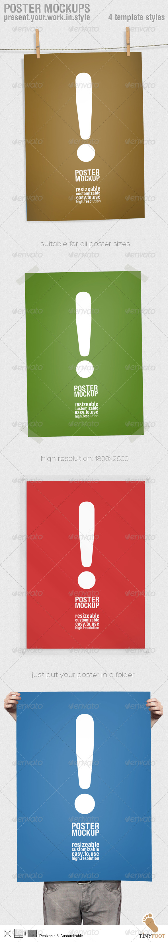 Poster Mockups - Graphics