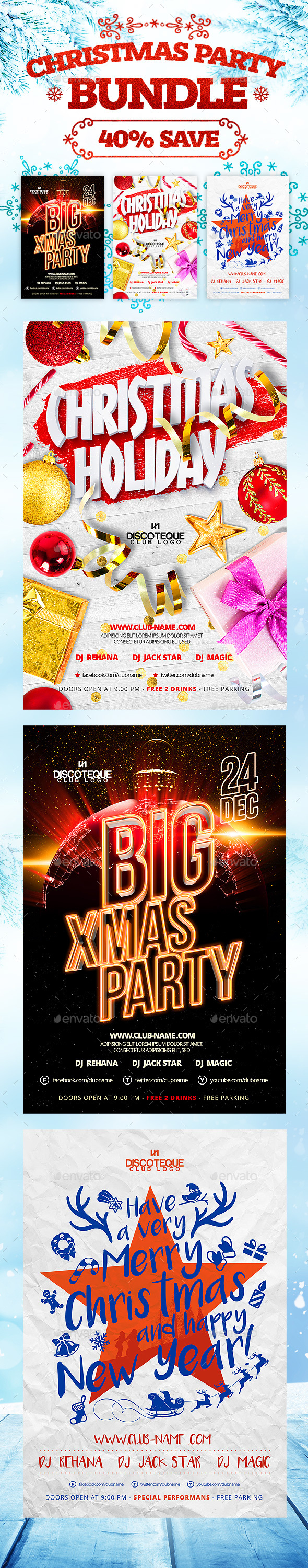 Christmas - Clubs & Parties Events