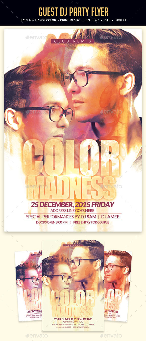 Guest Dj Party Flyer - Clubs & Parties Events