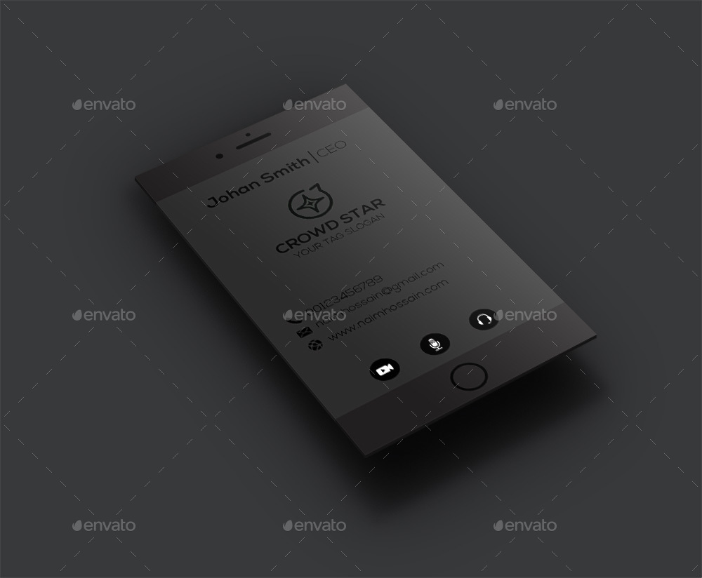 Mobile Business Card By Naimhossain