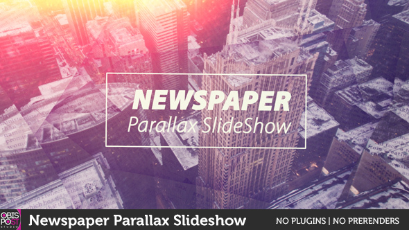 Newspaper Parallax Slideshow - VideoHive 13865598