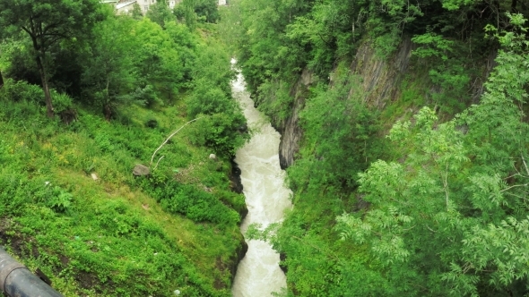 Mountain Stream In Georgia