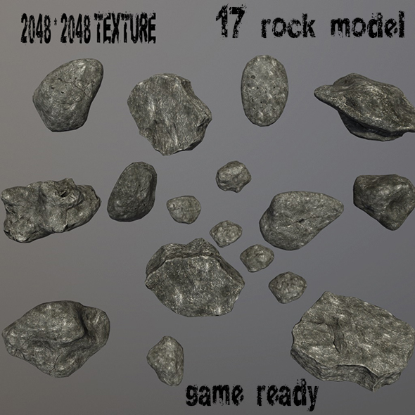 Rock_Set_09 - 3Docean 13867947