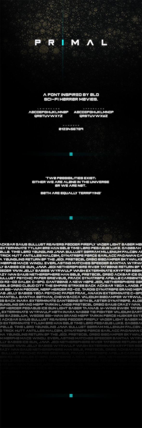 Primal - Futuristic Font - Futuristic Decorative