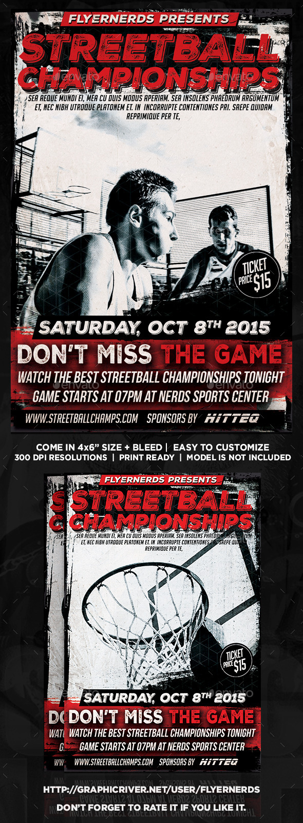 StreetBall Championships Sports Flyer - Sports Events