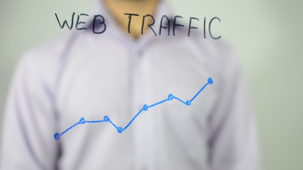 Web Traffic, Chart Illustration alt