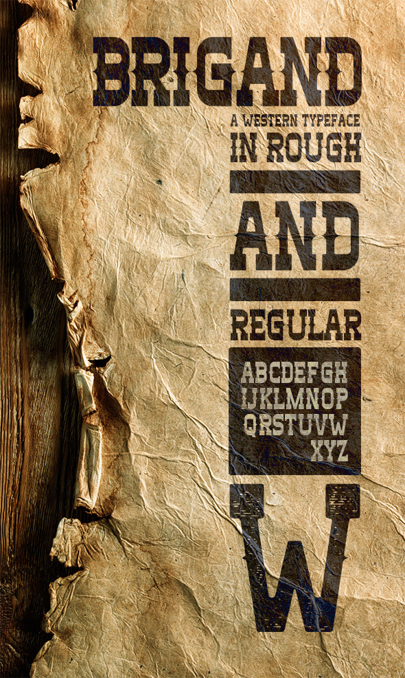 Brigand Typeface - Miscellaneous Serif