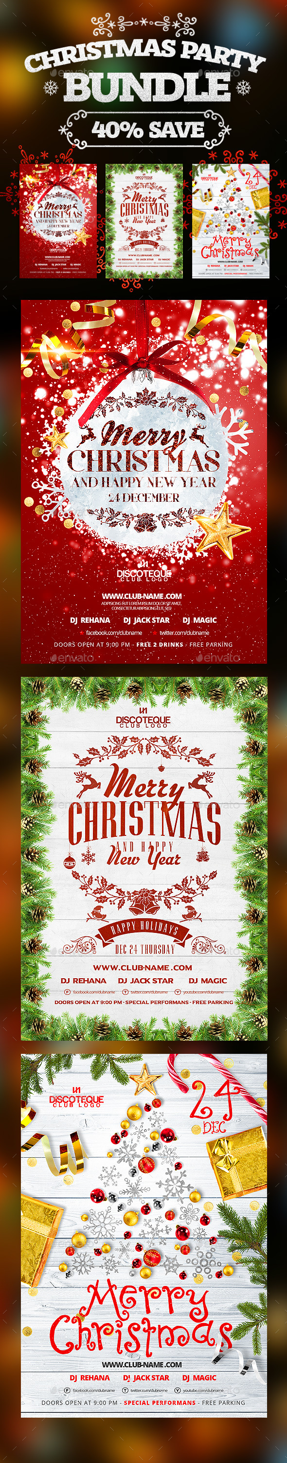 Christmas - Clubs & Parties Events