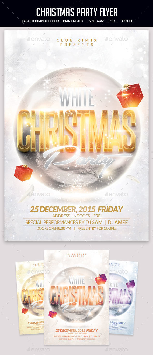 Christmas Party Flyer - Clubs & Parties Events
